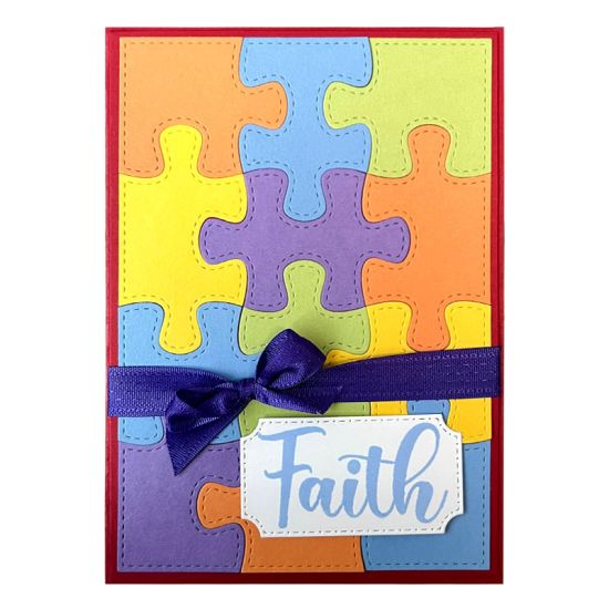 5x7 Puzzle Background Die
