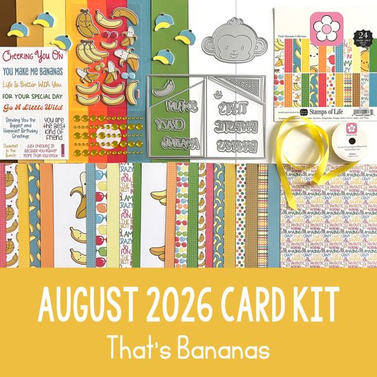 August 2026 That's Bananas Card Kit
