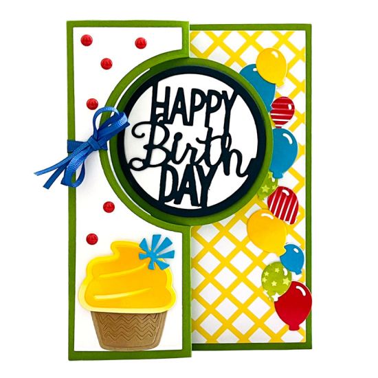 5x7 Circle Flip-it Card Die Set
