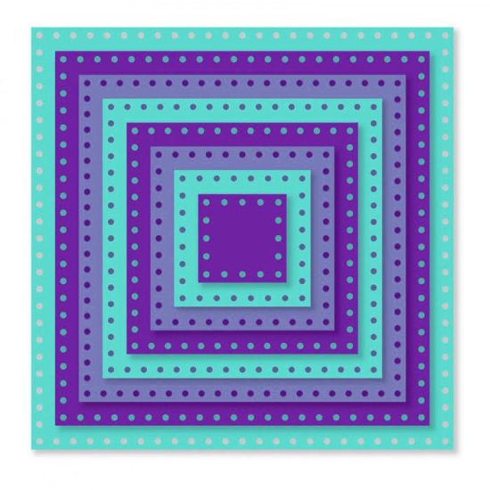 Doted Squares Nested Dies

