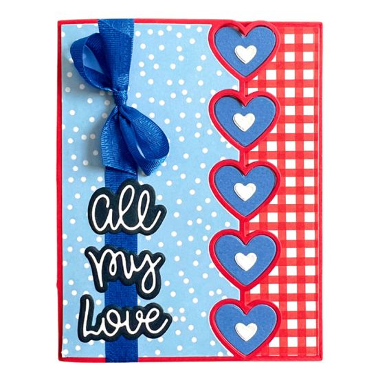 Heart Side Edge Card Die Set

