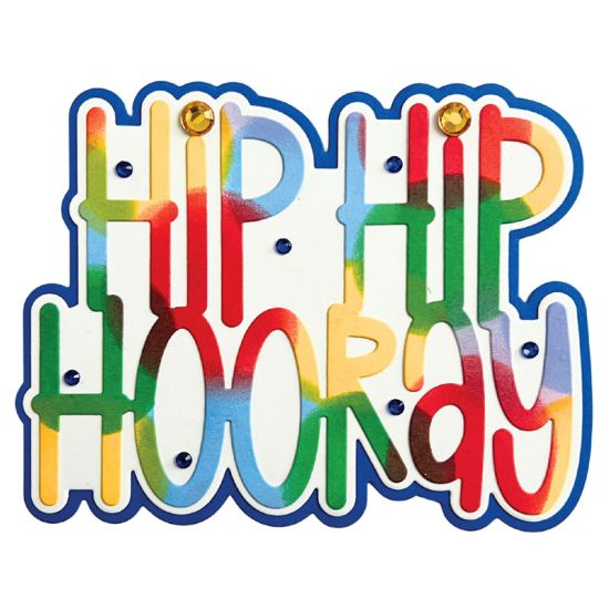 Hip Hip Hooray Fold-it Shaped Card Die Set
