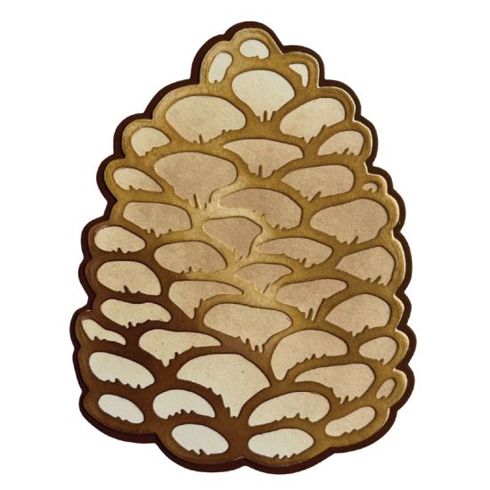Pinecone Fold-it Card Dies
