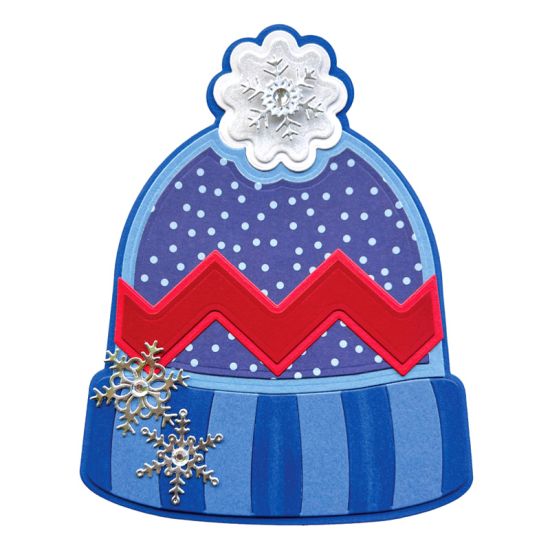 Winter Beanie Fold-it Card Dies
