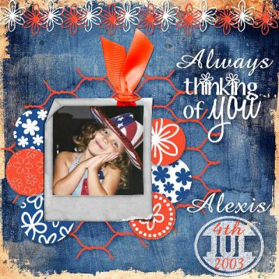 Always
6x6 Layout of my niece.
Keywords: thinking of you, flowers, scrapbook page, digital