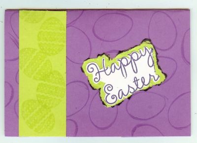 Outside Easter Pop Up Card
