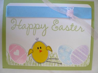 Easter cutie
Embossed the eggs
