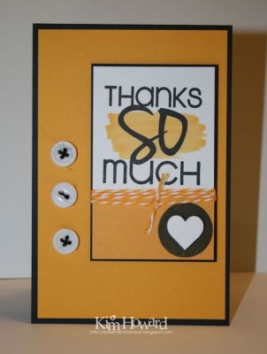Thanks so Much
Love how this card turned out.  I hardly ever use yellow.  The little heart is from love2hug set.
Keywords: love2hug phrases2say