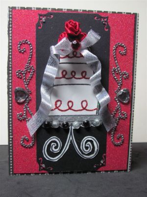 Mother Daughter Card Challenge - Mom's Card
When Mom & I decided to join the Stamps for Life club, we challenged each other to make a card from each set each month to see how different we'd end up making them. So here is the Mom card...   Winner of the "Most Bling EVER!" award.....
