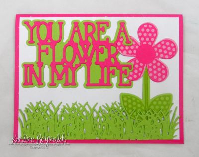 Flower in My Life
Keywords: Your are a flower in my life die, flowerpower2fill