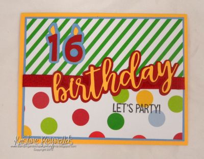 Happy 16th!
These numbers4cake stamps and matching dies are perfect to personalize your birthday cards! I paired the 16 from these sets with the Birthday sentiment set for this fun card.
Keywords: statementwords numbers4cake dies birthday Birthday sentiment set sweet 16