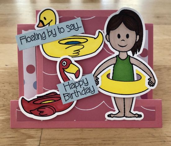Step Up Birthday Card
