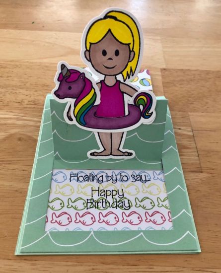 Summer Birthday Card
Keywords: PocketSliderDies