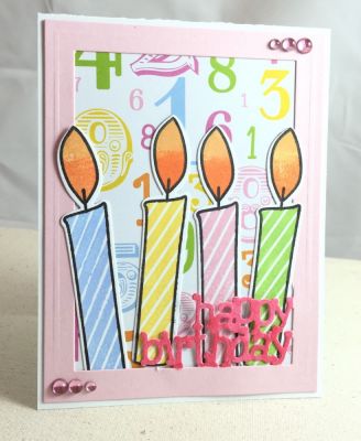 Birthday drop in card
