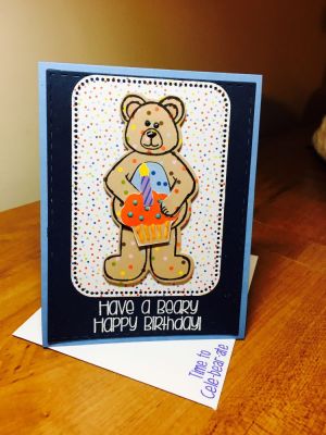 A beary happy birthday 
Forever pattern paper
Happy birthday pattern paper
