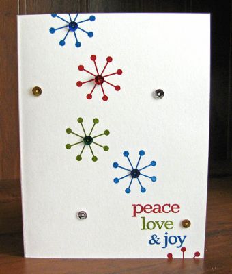 *Peace, Love & Joy
ornaments4christmas stamps
