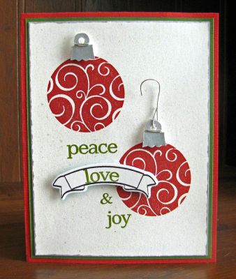 *Peace, Love & Joy
ornaments4christmas stamps. morechalksayings2stamp stamps + die
