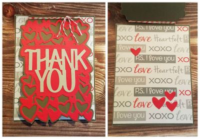 *thank you
sizzix thank you drop in card set. tsol papers
