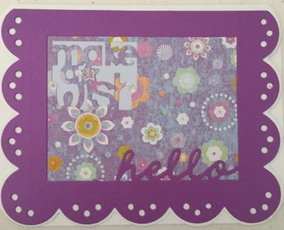 Scallops birthday card #1 cover
