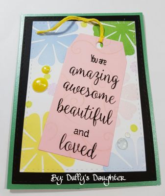 Tag
Keywords: thanks4oneyear floral stamp, flourishes, sizzix tag