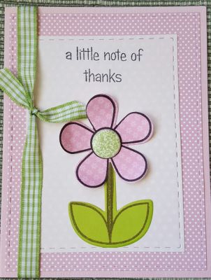 A little note of thanks
