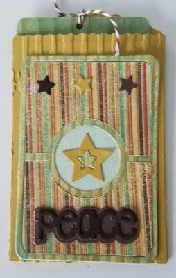 Peace gift card bag
