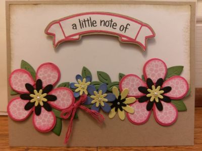 Quarter flowers with leaves, Mini flower dies, morechalksayings2stamp
