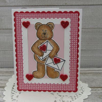 HappyValentine’s Day
bear2stamp with dies
TSOL Scalloped Rectangle Dies
TSOL papers and ink
