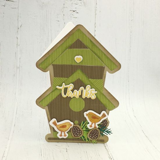 5x7 Birdhouse Fold-it
