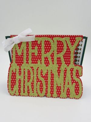 Merry Christmas Drop-in
Sizzix Card, Merrry Christmas Set
TSOL papers
