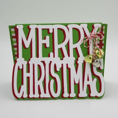 Merry Christmas Drop-in
Sizzix Card, Merry Christmas Set
TSOL papers
