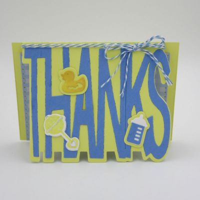 THANKS Mini Drop-ins Baby Card
Sizzix Triplits oh, Baby
onsie4baby stamp/dies
TSOL papers and ink
