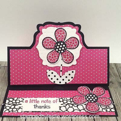 A Note of Thanks Stand-Up Card
Sizzix/SB Bubbly Stand-Ups Card Die Set
