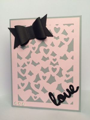 Happy Anniversary 
For the bow I used Sizzix Bow Die
Thanks for looking!
