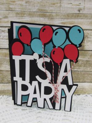 *It's A Party
Sizzix Large Rectangle Dies, TSOL Cardstock 
