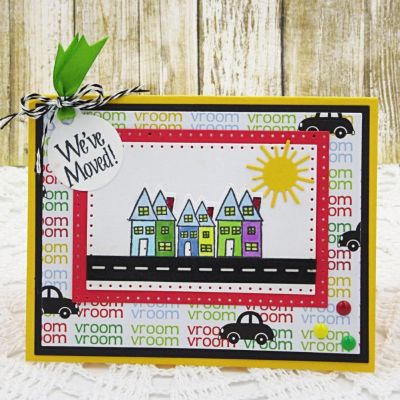 We've Moved
TSOL Mini Tag Set
Sizzix Dotted Rectangle Dies
TSOL ink and papers

