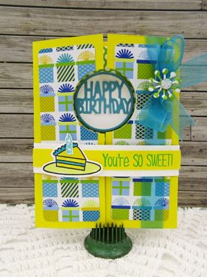 *Youre so Sweet
Cake2stamp
Sizzix/SB Half A2 Card
flower:newportflower dies
TSOL papers and ink
Keywords: GateFoldCard