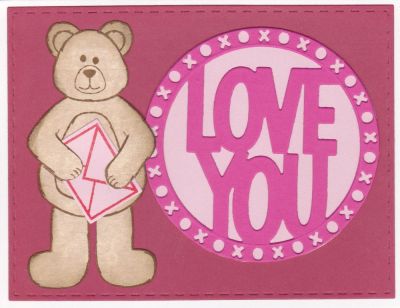 Valentines day card
bears2stamp, love you word die, stitched rectangles
Keywords: WordCircleDies