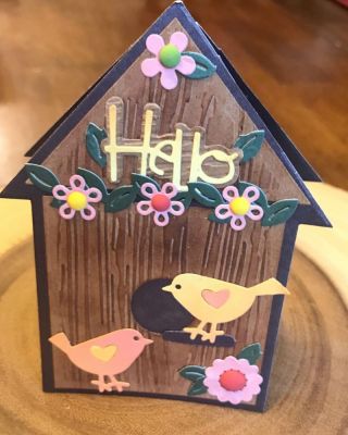 Seasonal Fall Birdhouse 
Keywords: Seasonal Fall Birdhouse Foldits