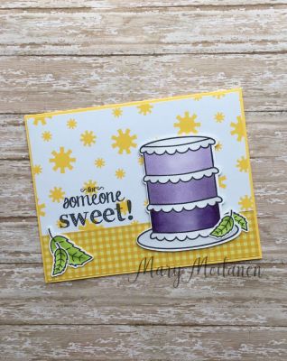 for Someone Sweet
Sweet card for someone sweet! 
Keywords: cake2stamp apples2stamp chalksayings2stamp awesome