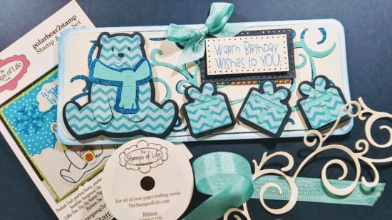 September die hard
Polabear2stamp and dies are 2 cute 2 not create, make, share
Keywords: Polar bear  happy birthday handmade cards slimline cards
