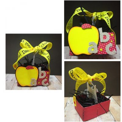 Apple Days Tote Carrier (Mini Handle Box)
A fun mini tote carrier! Just fold in or cut off two sides and one outer box side. Make two of these then adhere the two boxes together along the leftover handle side....Mini Carrier :)
