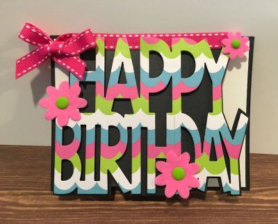 Happy Birthday Blossom Card
Super easy with the Happy Birthday die :)
Keywords: Happy Birthday 