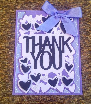 Thank You
Keywords: Sizzix Thank you Drop-in Set