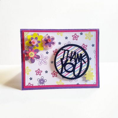 Keywords: Sizzix Thank You Circle 3-D Drop-ins Die Set, Large Rectangle Dies -2 pack