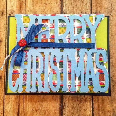 Keywords: Sizzix Card, Merry Christmas Set