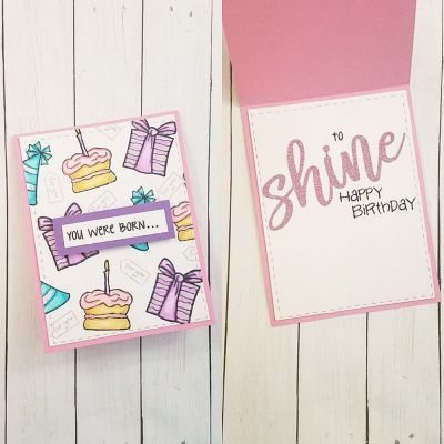 Keywords: Shine Statement, birthday4cookie, Large Rectangles 2 Pack, Stitched ONLY Rectangles 