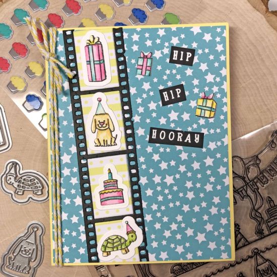 Hip Hip Hooray
Keywords: filmstrip die