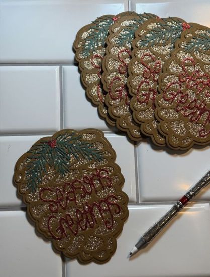 Pine Cone (Fold-it Club Nov 2025)
I used the November 2025 Pine Cone Fold-it Club dies and the Pinecones2stamp dies.  The base is twig and the pine branches are spearmint.
Keywords: Pinecone, pinecones, fold-it, pinecones2stamp, Christmas