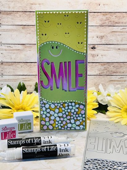 Smile Slimline Tri-Background Die
Keywords: Smile Slimline Tri-Background die